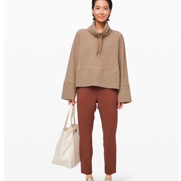 Lululemon On the Fly 7/8 Pants in Rustic Clay Red Size 4 $98 - Picture 2 of 9